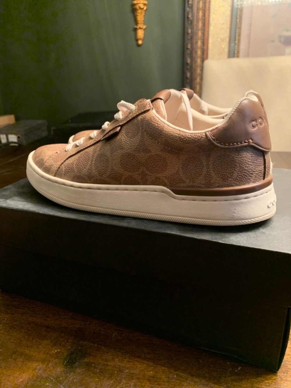 Coach Lowline Coated Canva Sneakers - Picture 2 of 6
